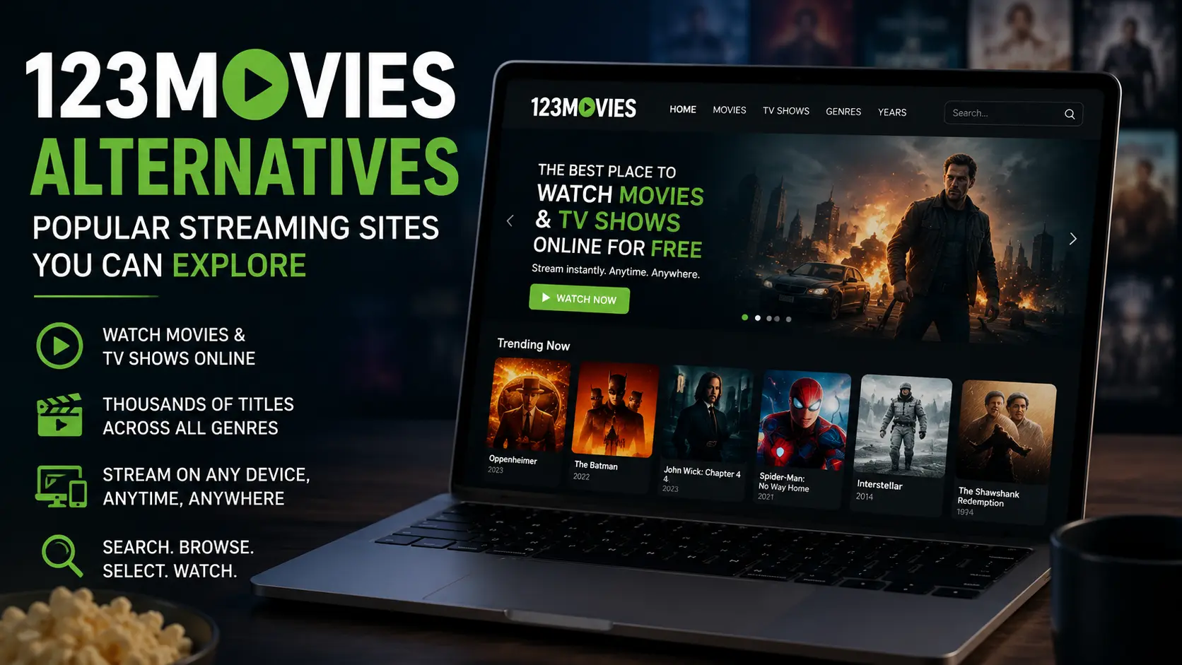 123Movies Alternatives: Popular Streaming sites You Can Explore