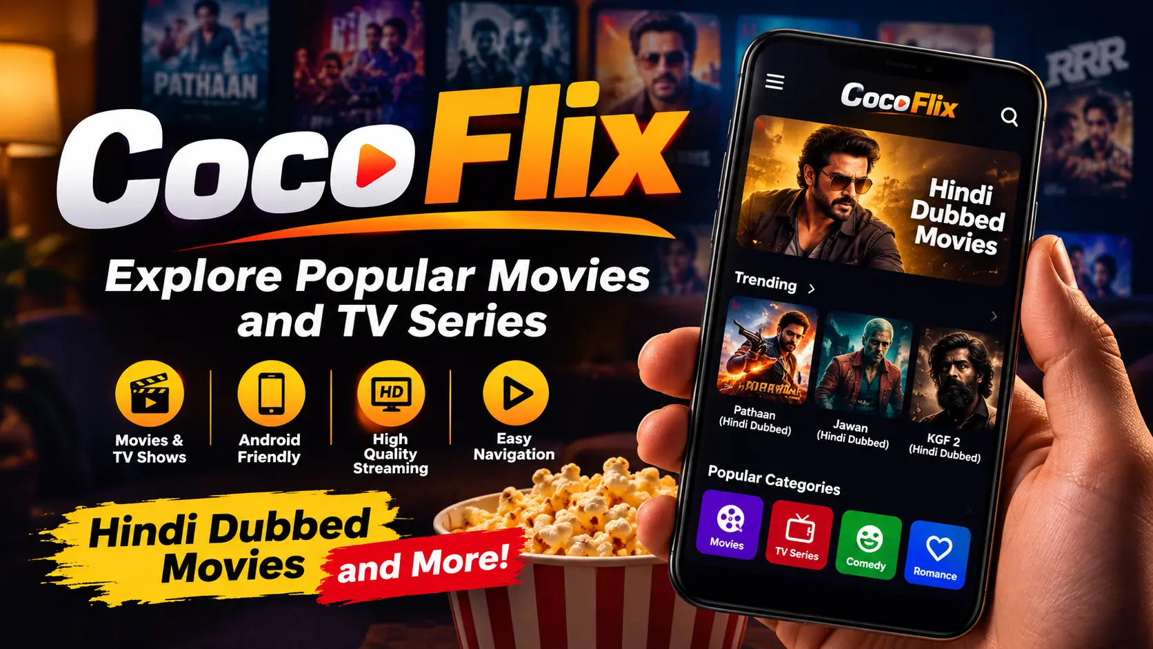 Cocoflix for Hindi Dubbed Movies: Explore Popular Movies