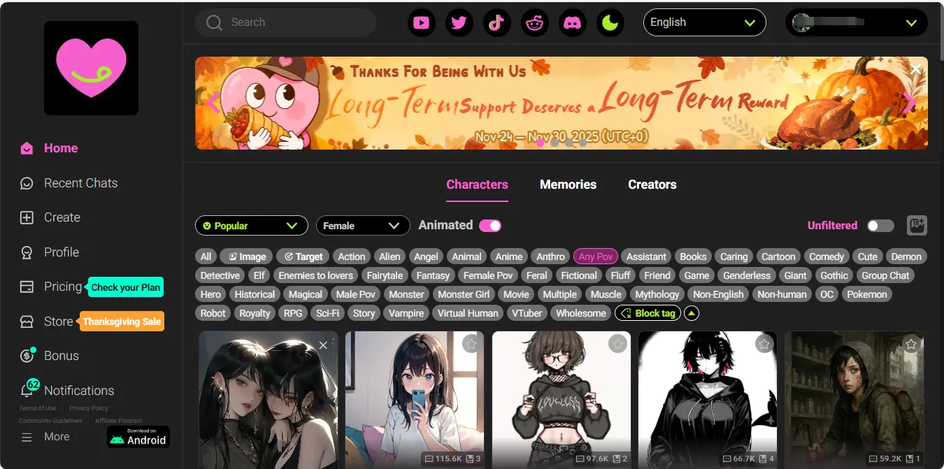 With Crushonai's superior fine-tuning, your AI girlfriend is guaranteed to win the game of consistent and immersive NSFW character AI roleplay.