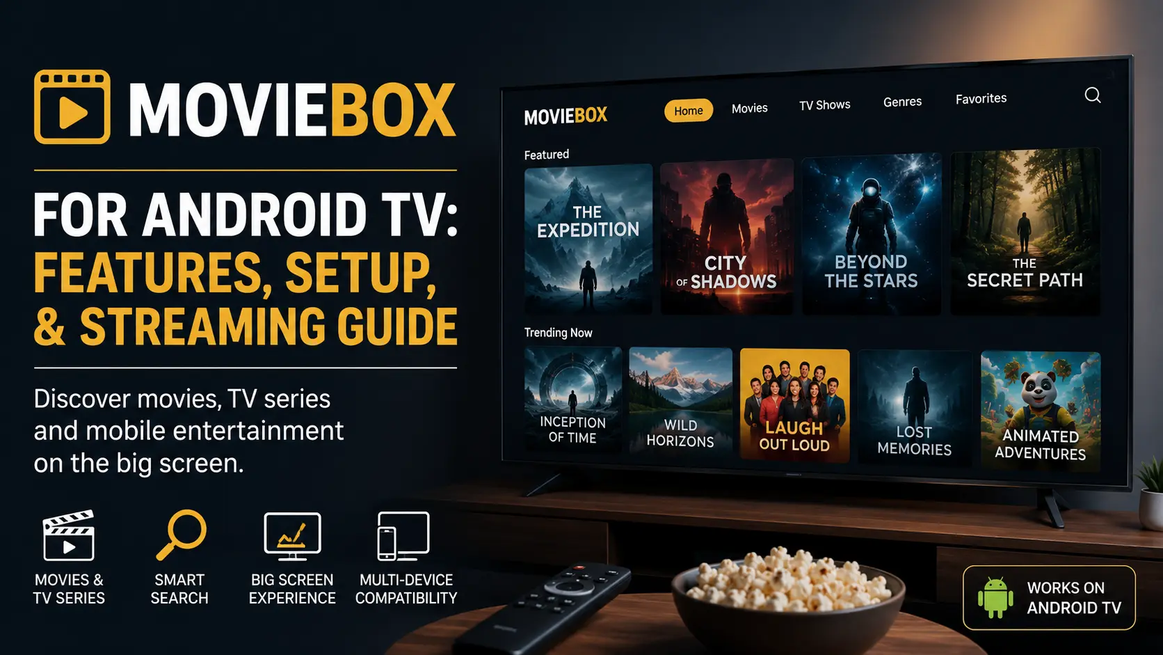 Moviebox for Android TV: How to Enjoy Movies on Bigger Screen