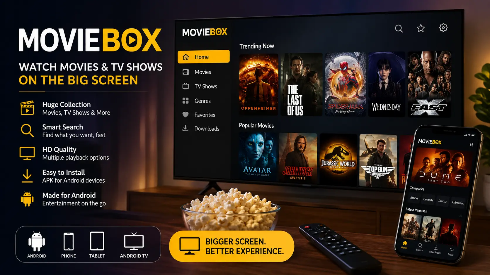 MovieBox for Android TV: Features, Setup, & Streaming Guide