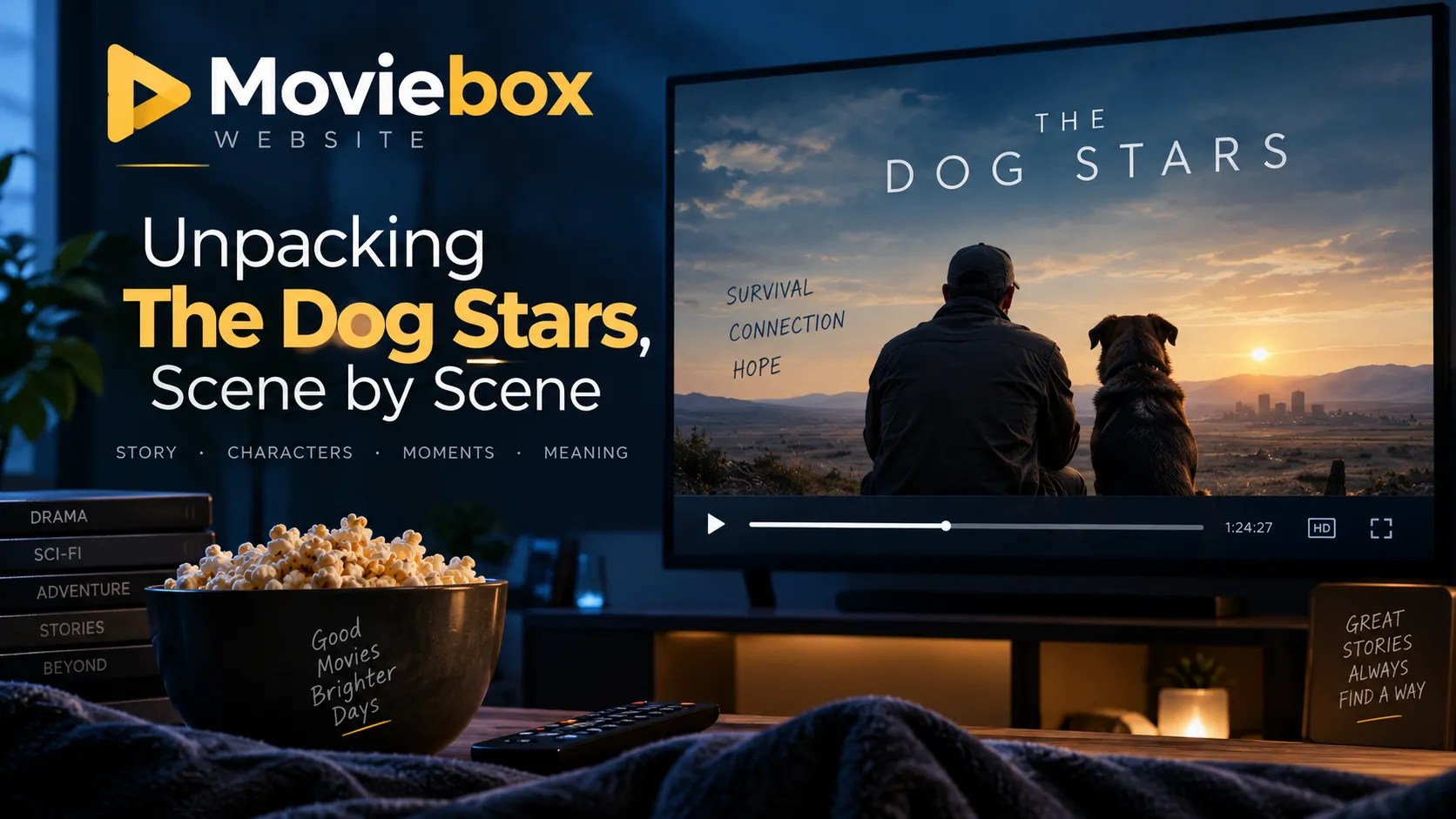 Moviebox website | Unpacking The Dog Stars, Scene by Scene