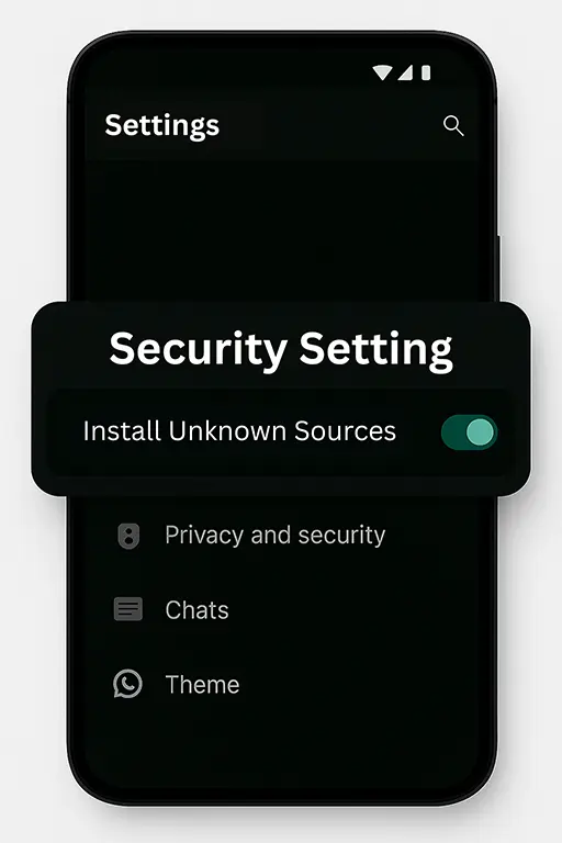Install Unknown Sources