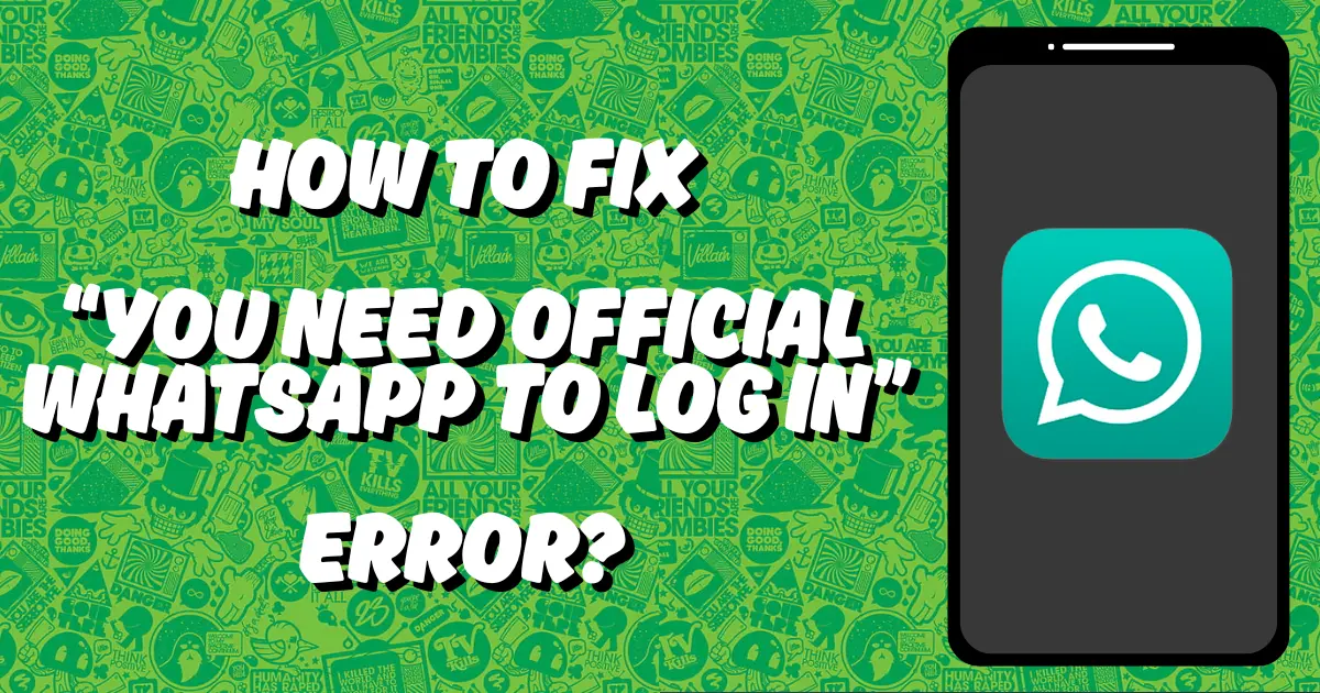 How to Fix Error