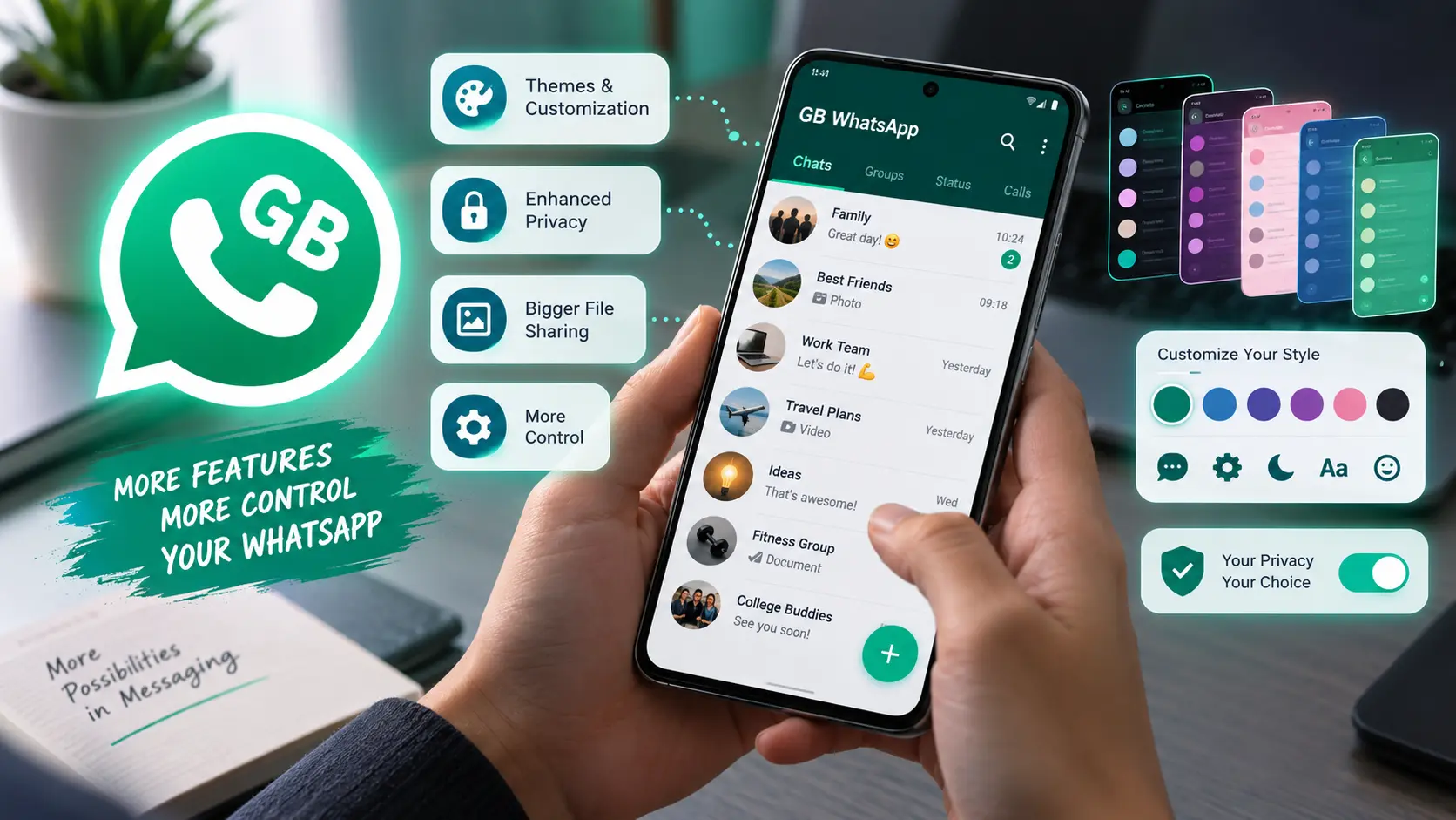 GB WhatsApp Overview: Messaging Features and Customization Now