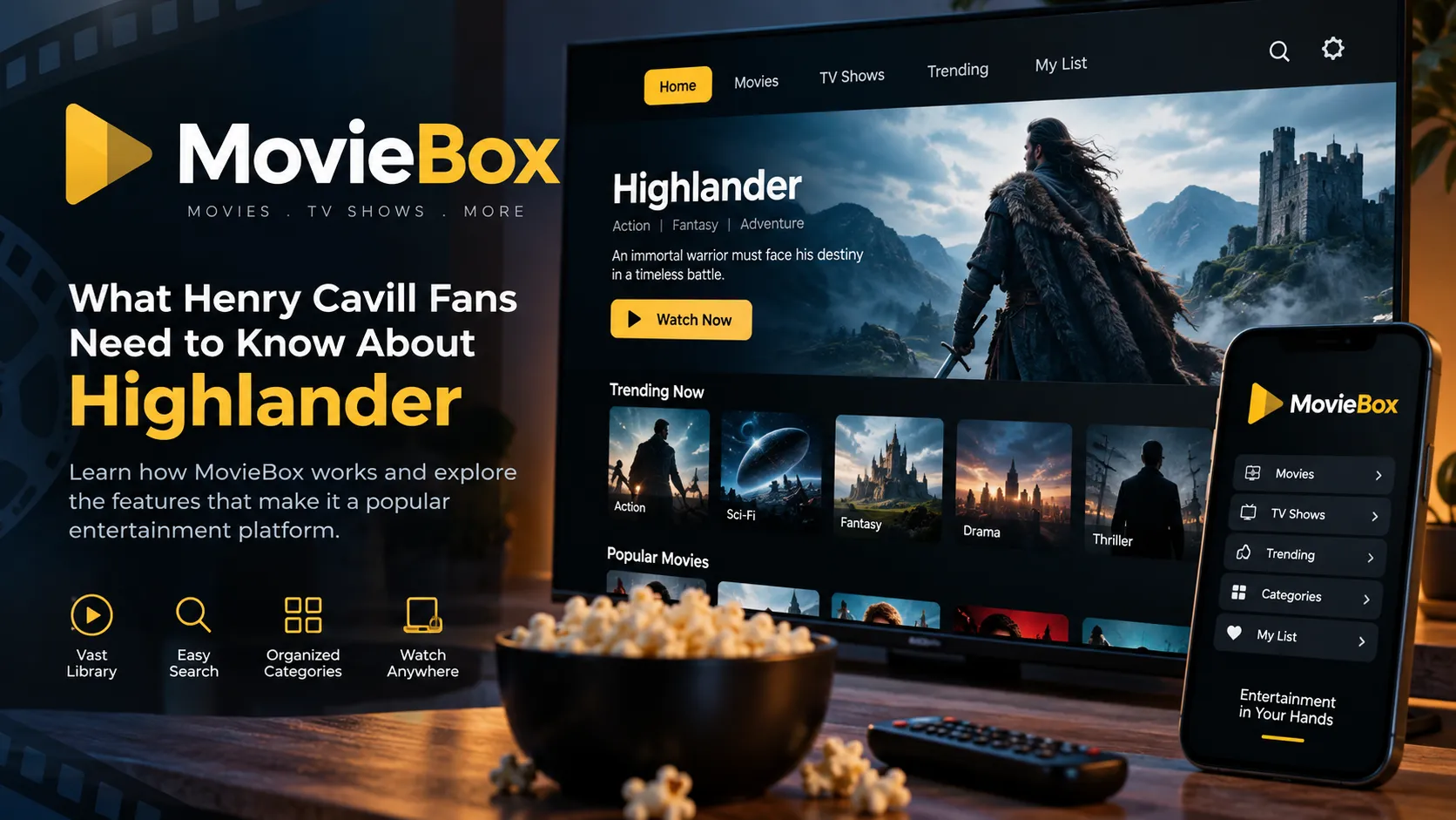 Moviebox | What Henry Cavill Fans Need to Know About Highlander