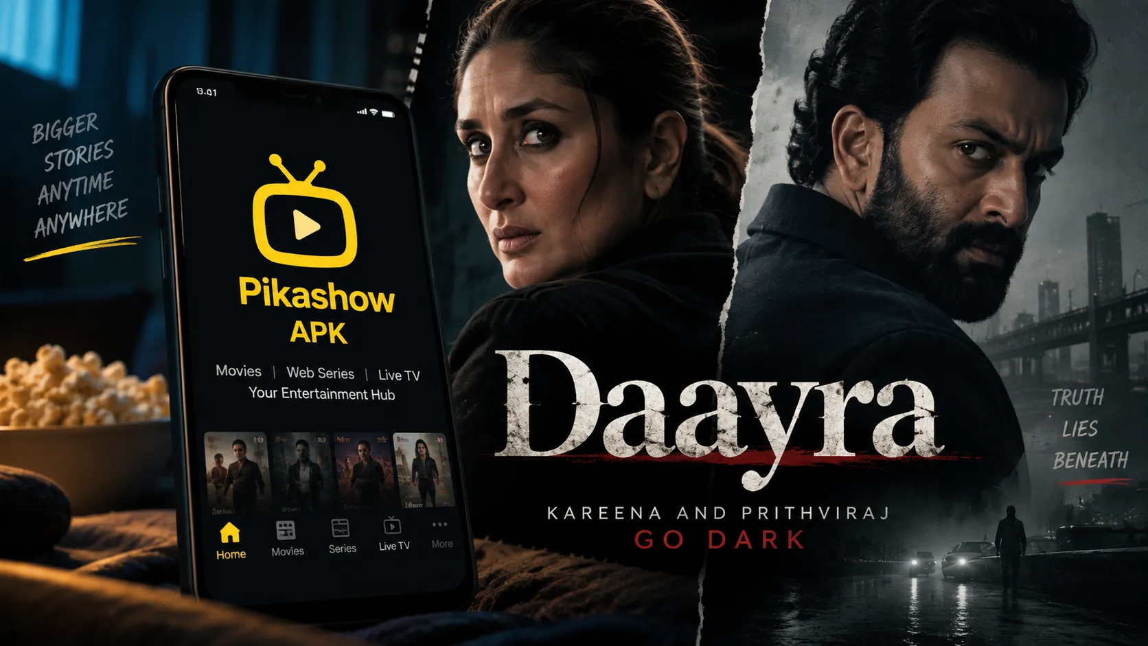 Pikashow APK | Daayra: Kareena and Prithviraj Go Dark